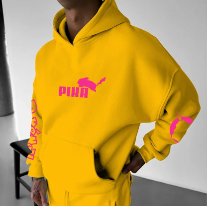 Unisex Anime Graphic Streetwear Vintage Hoodie