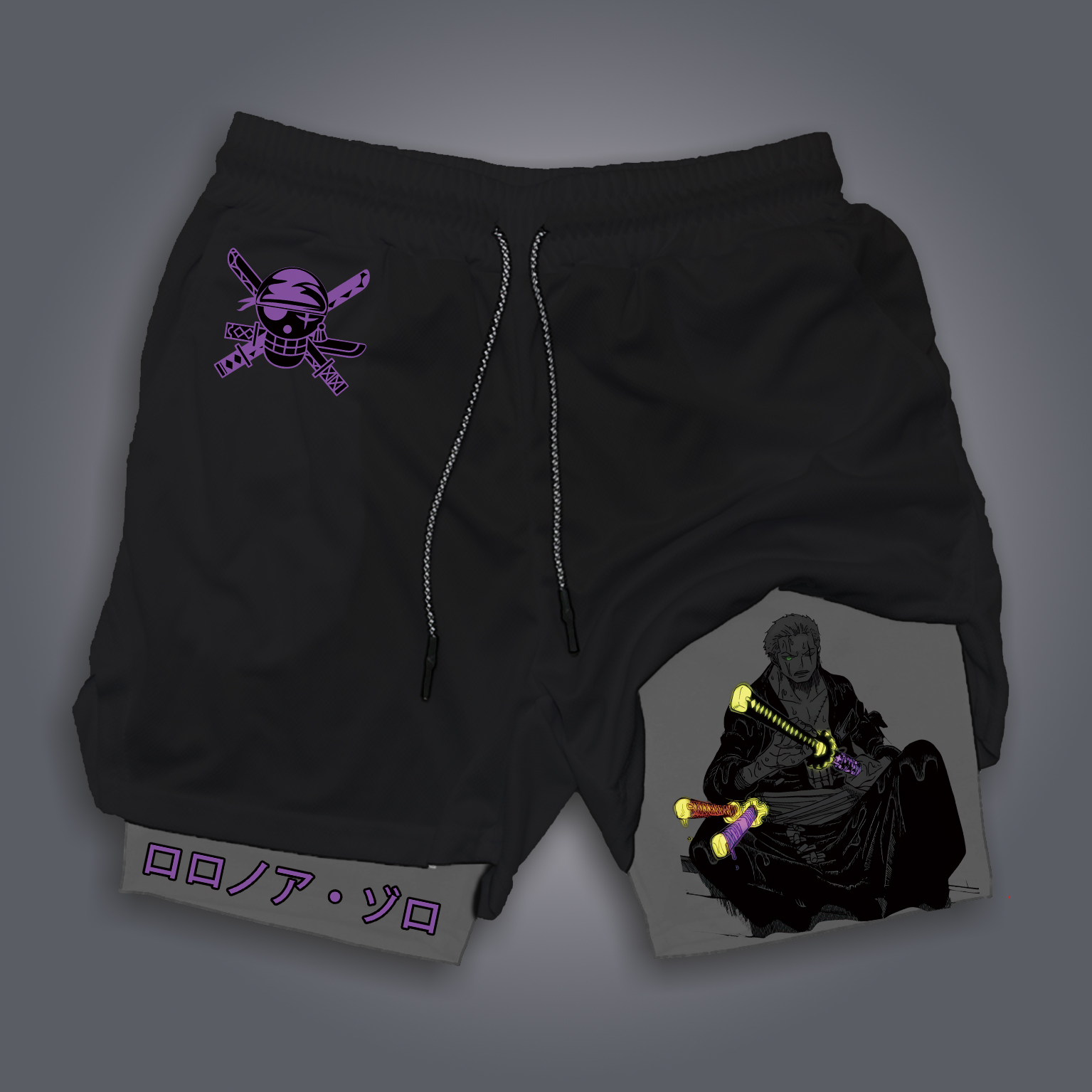 Unisex Casual Anime Streetwear Shorts-AnimeClothe