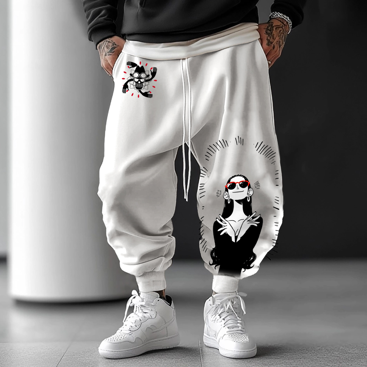 Unisex Casual Anime Streetwear Pants丨One Piece-AnimeClothe