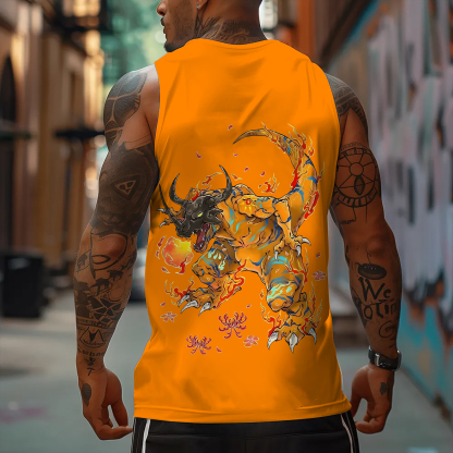 Unisex Casual Anime  Tank Top-AnimeClothe