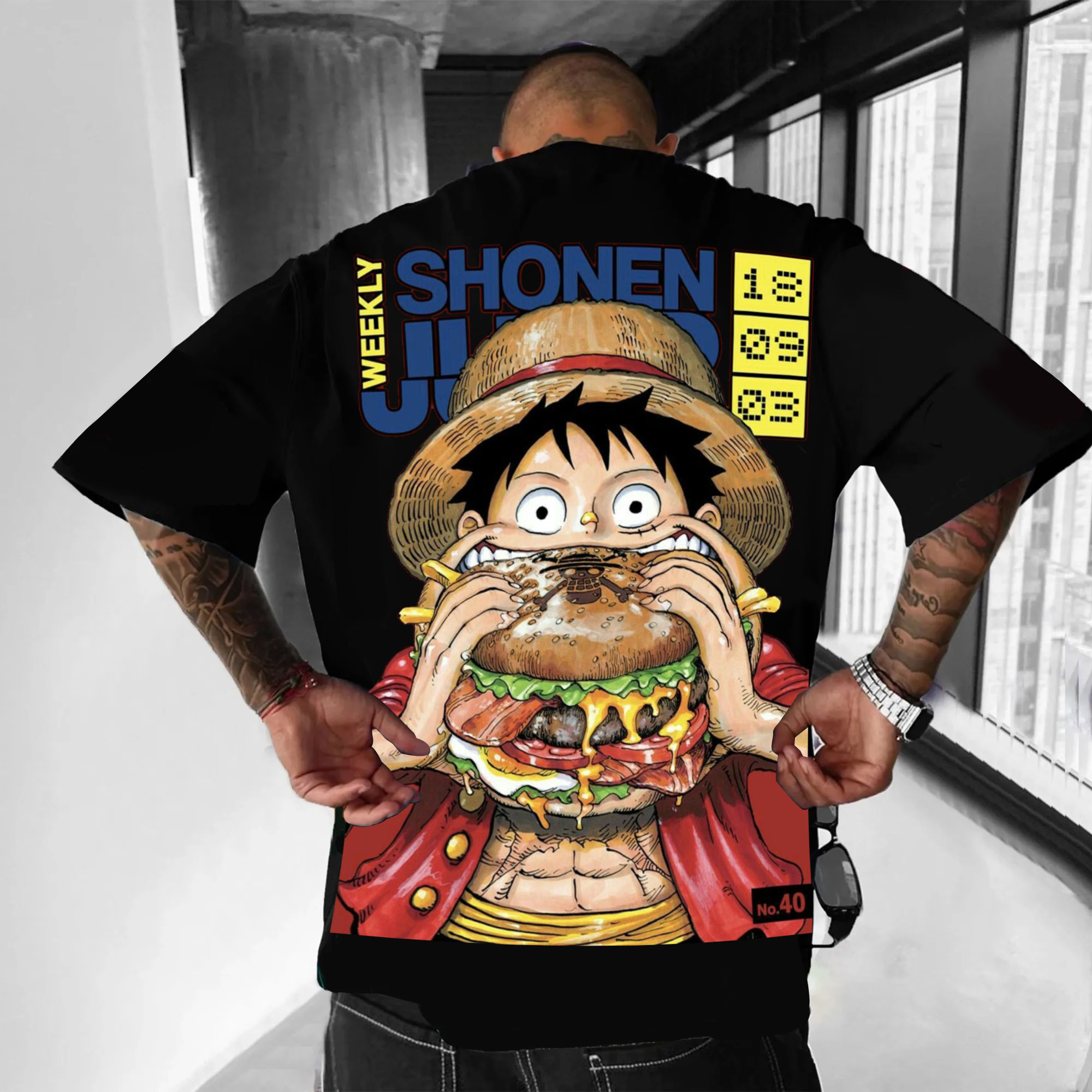 Unisex Anime Inspired Vintage T-Shirt丨