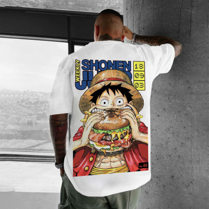Unisex Anime Inspired Vintage T-Shirt丨