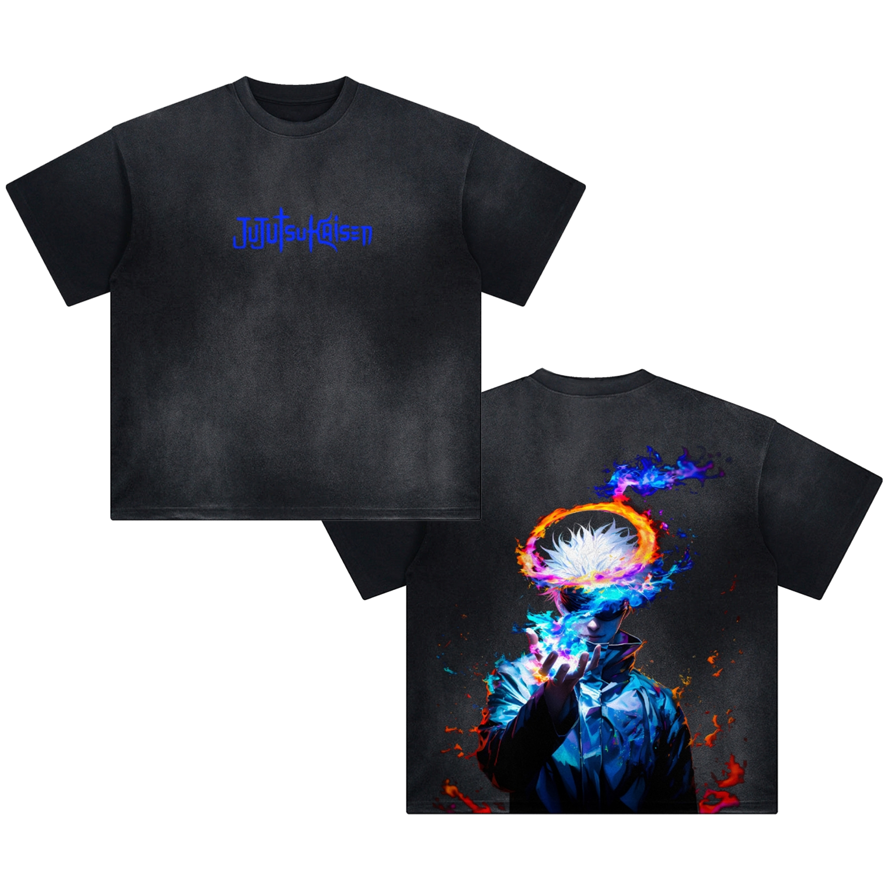 Unisex Fit Washed T-Shirt-AnimeClothe
