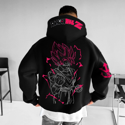 Unisex Anime Graphic Streetwear Vintage Hoodie