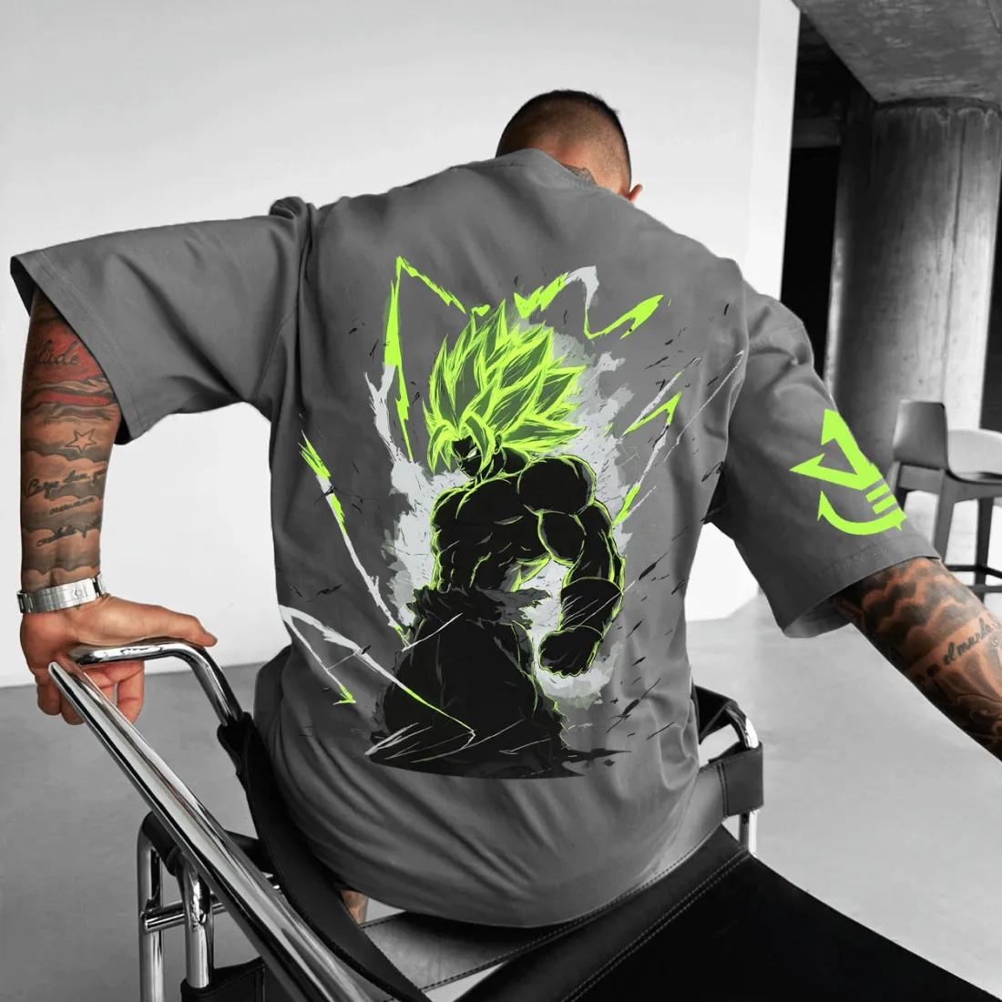 Unisex Oversized GOKU Anime Print T-Shirt