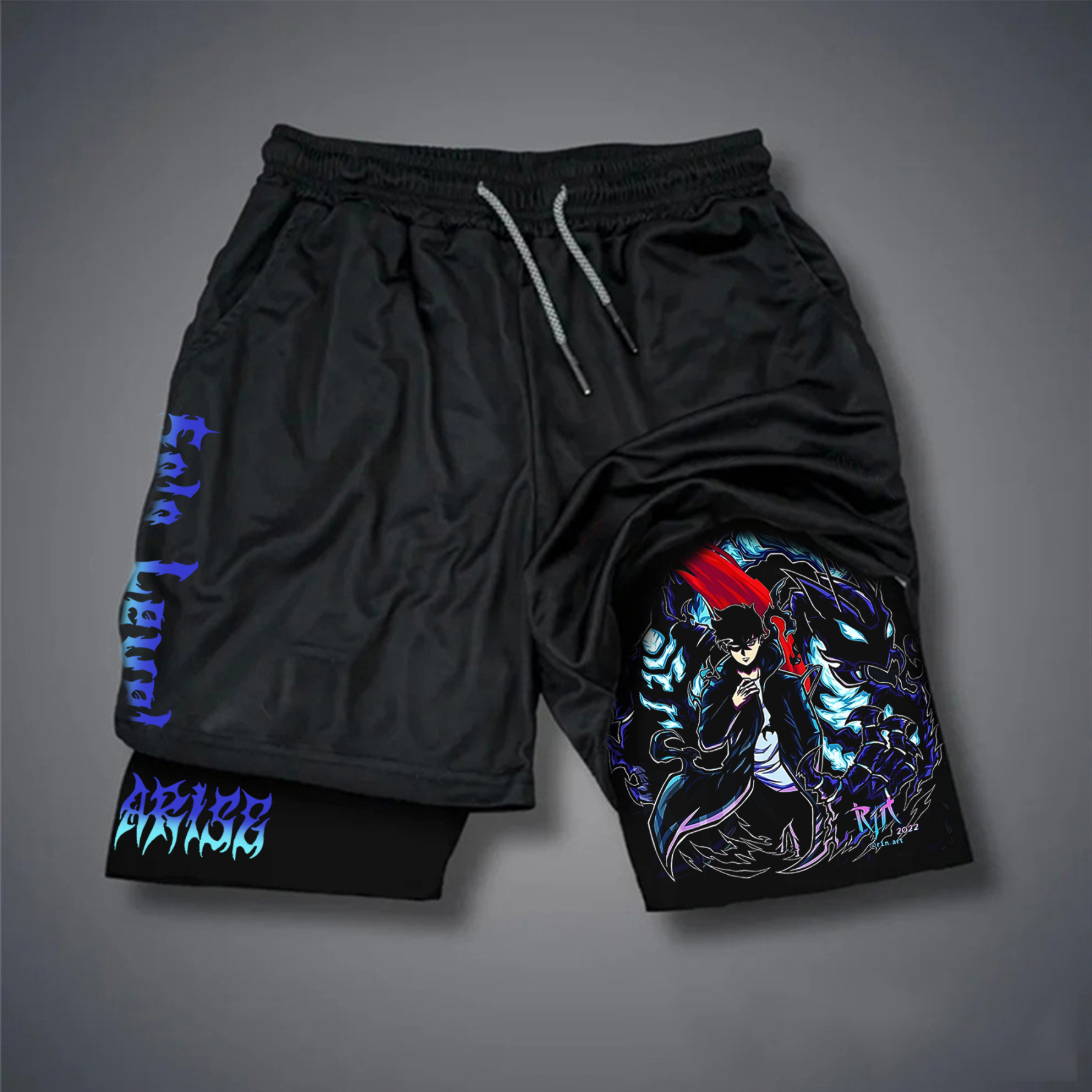 Unisex Casual Anime Streetwear Shorts-AnimeClothe
