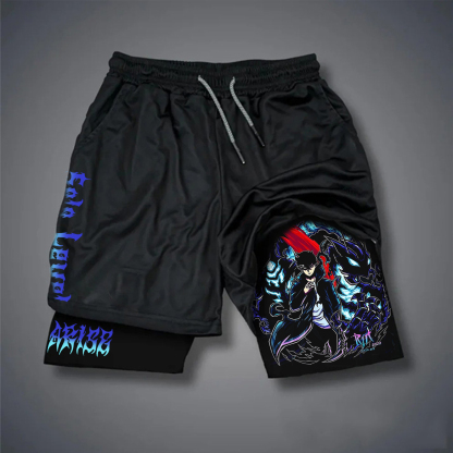 Unisex Casual Anime Streetwear Shorts-AnimeClothe