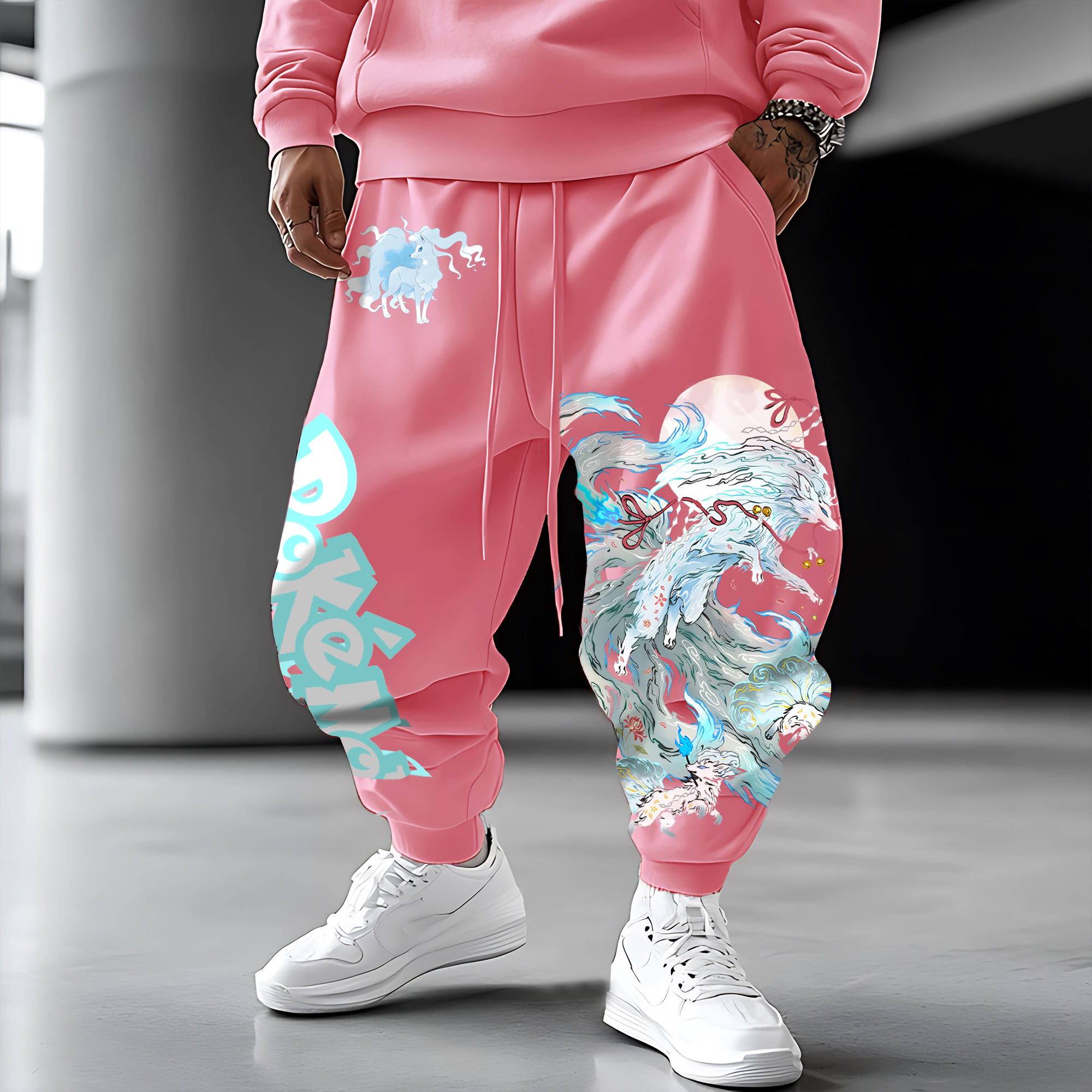 Unisex  “Pokémon” Casual Anime Streetwear Pants