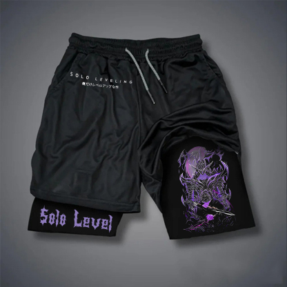 Unisex Casual Anime Streetwear Shorts-AnimeClothe