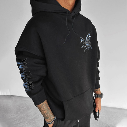 Unisex Anime Style Retro Hoodie