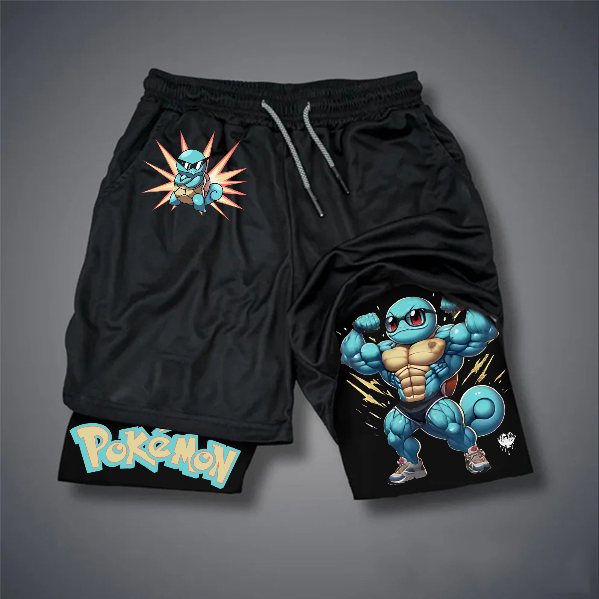 Unisex   Casual Anime Streetwear Shorts-AnimeClothe