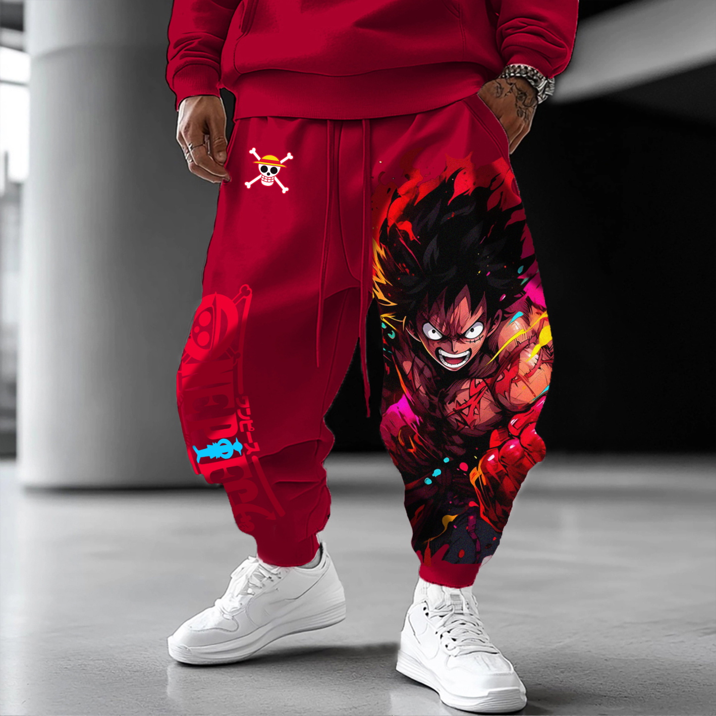 Unisex Anime Inspired Vintage Pants丨One Piece