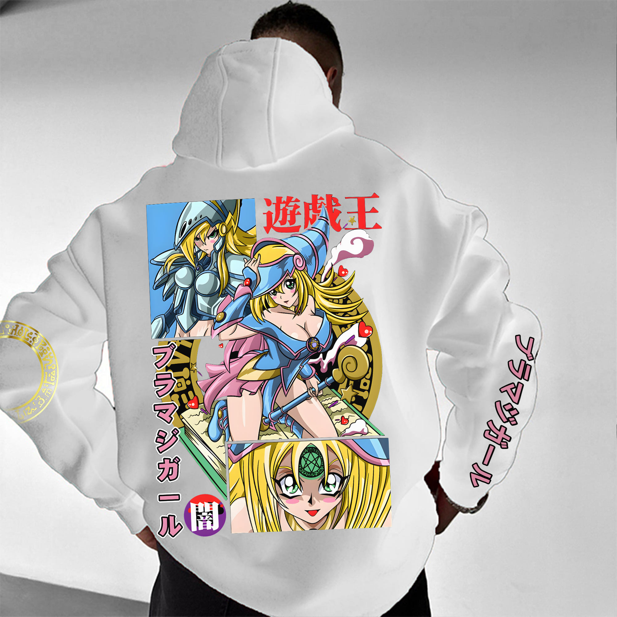  Unisex “Yu-Gi-Oh！” Anime Style Retro Hoodie-AnimeClothe