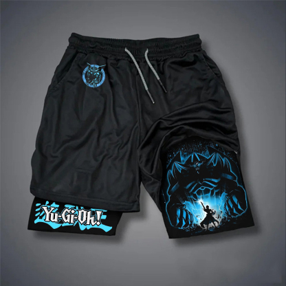 Unisex Anime Style Retro Shorts-AnimeClothe
