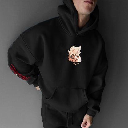 Unisex Anime Graphic Streetwear Vintage Hoodie-AnimeClothe