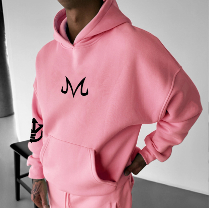 Unisex Anime Print  Casual Oversized Hoodie-AnimeClothe