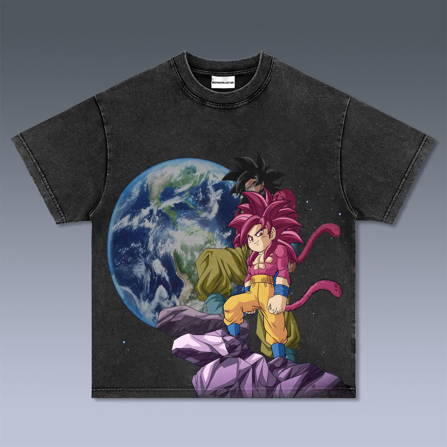 Unisex Anime Graphic Streetwear Vintage T-shirt-AnimeClothe