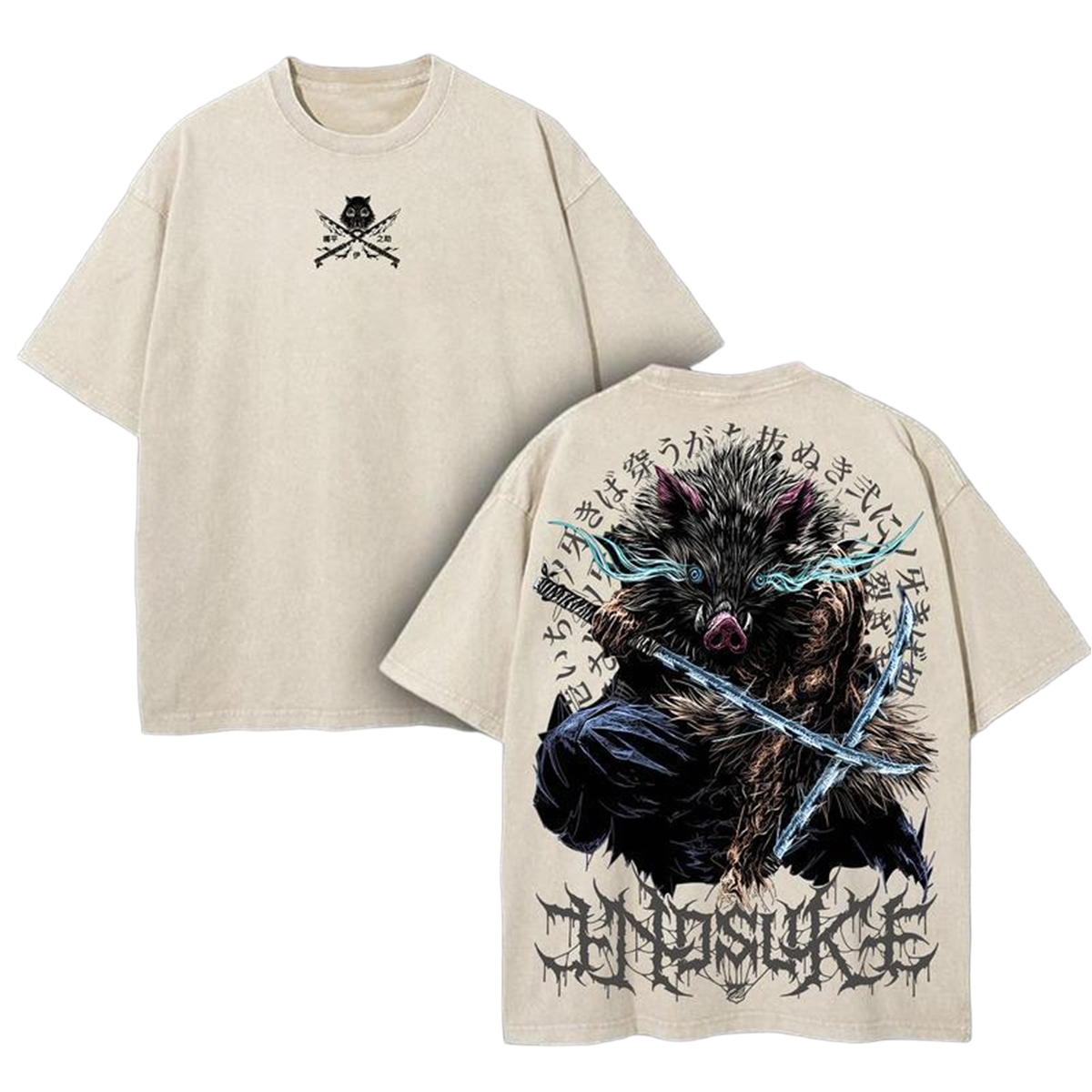 Unisex Anime Inspired Vintage T-Shirt
