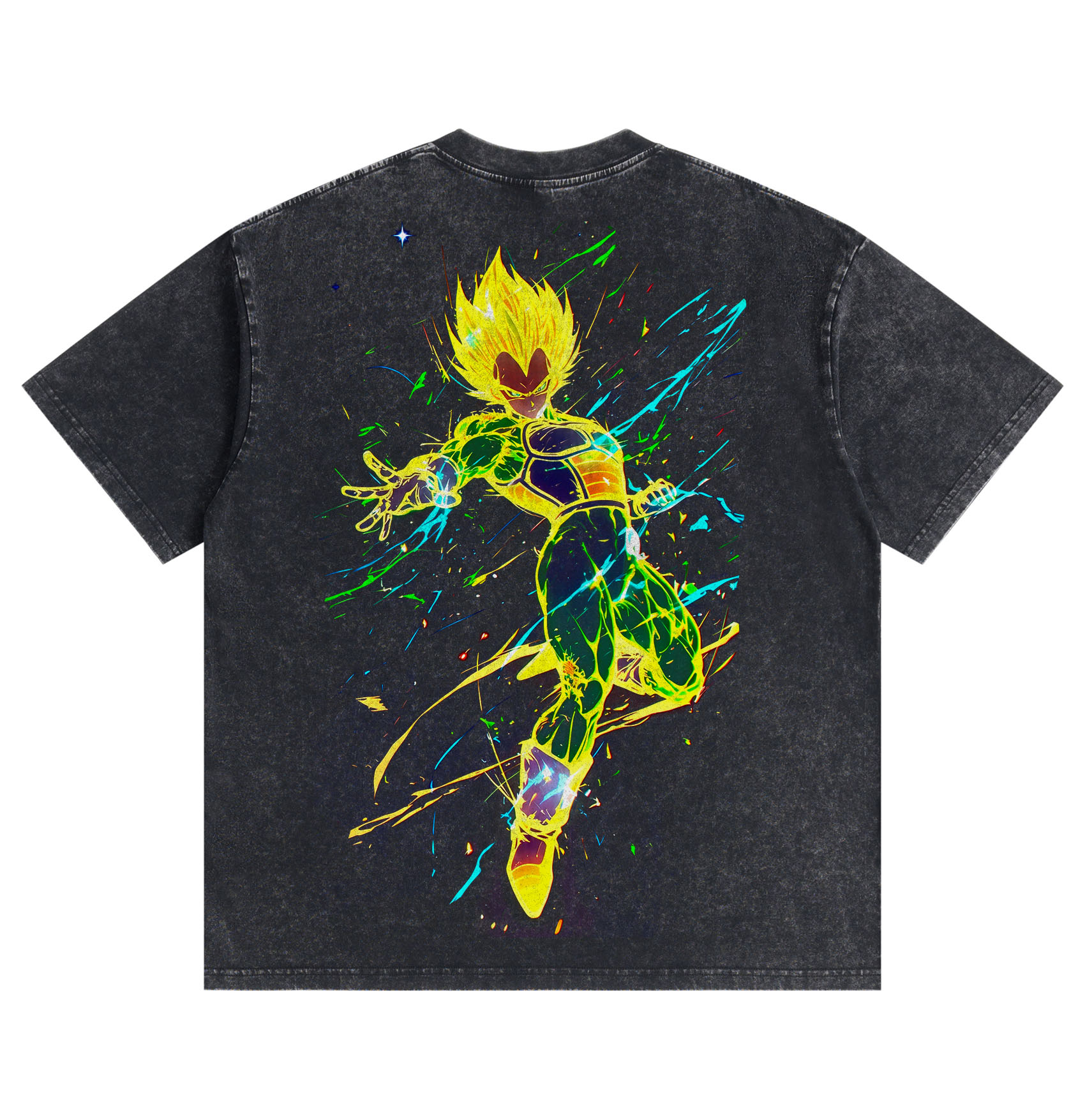 Dragon Ball Vegeta Washed T-Shirt