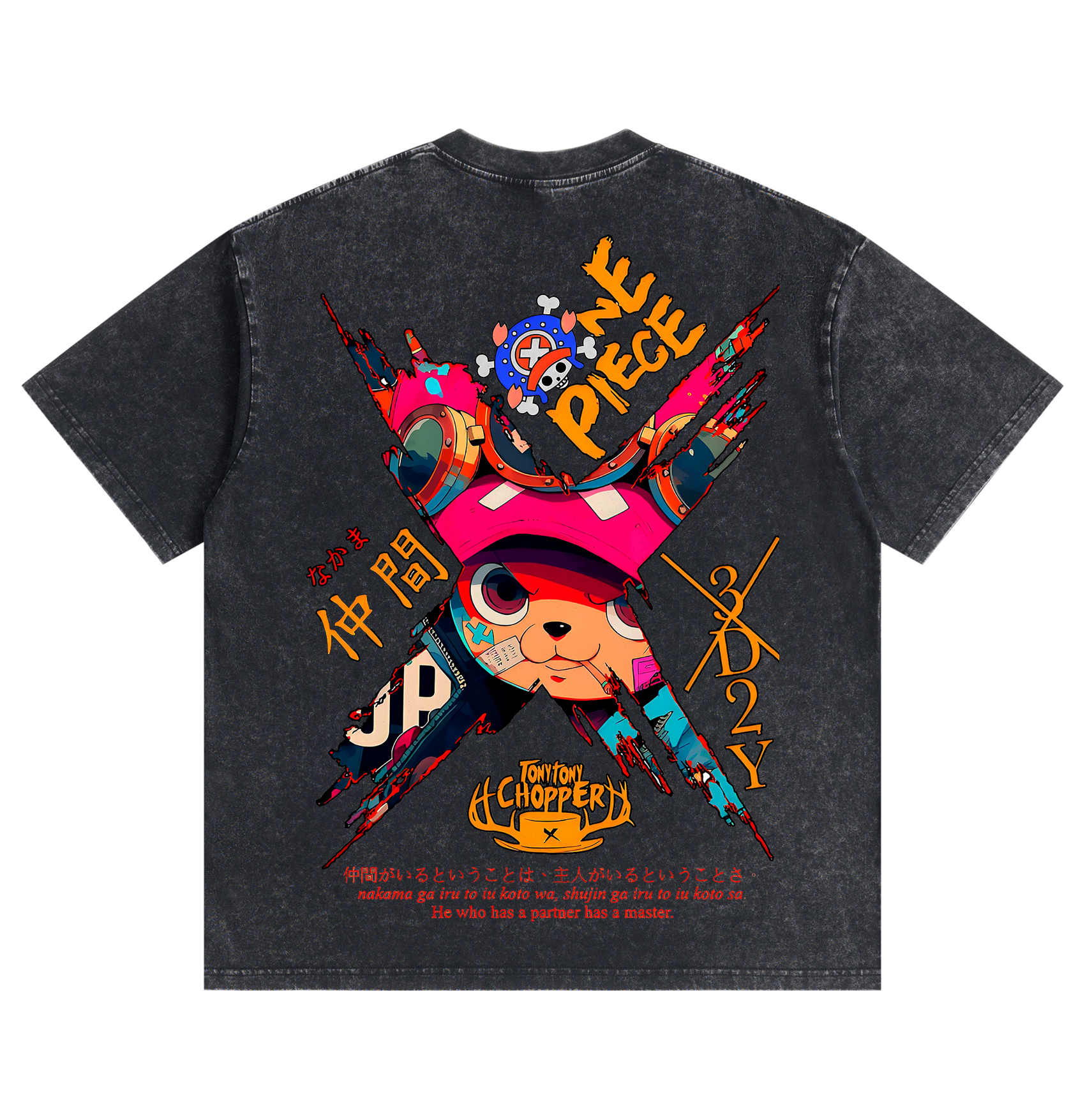One Piece Tony Tony Chopper Washed T-shirt