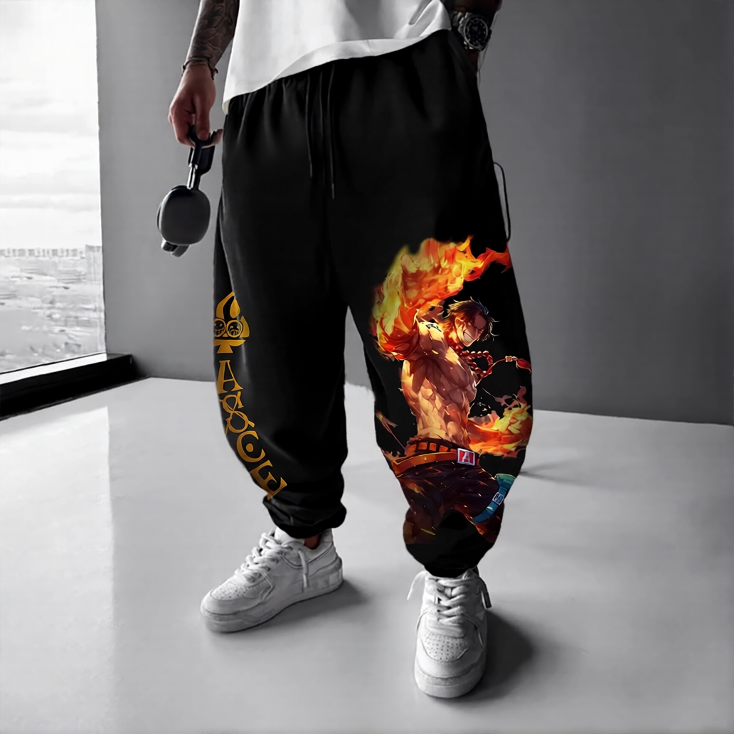 Unisex Anime Inspired Vintage Pants丨