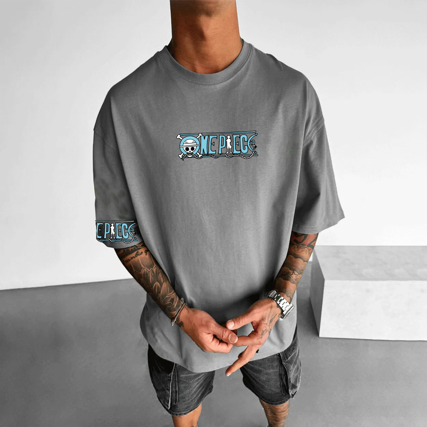 Unisex Anime Inspired Vintage T-Shirt-AnimeClothe