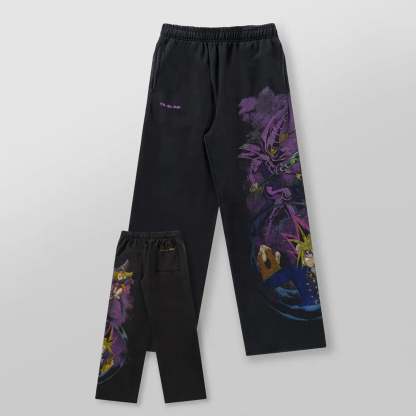 Unisex Anime Style Retro I Pants-AnimeClothe
