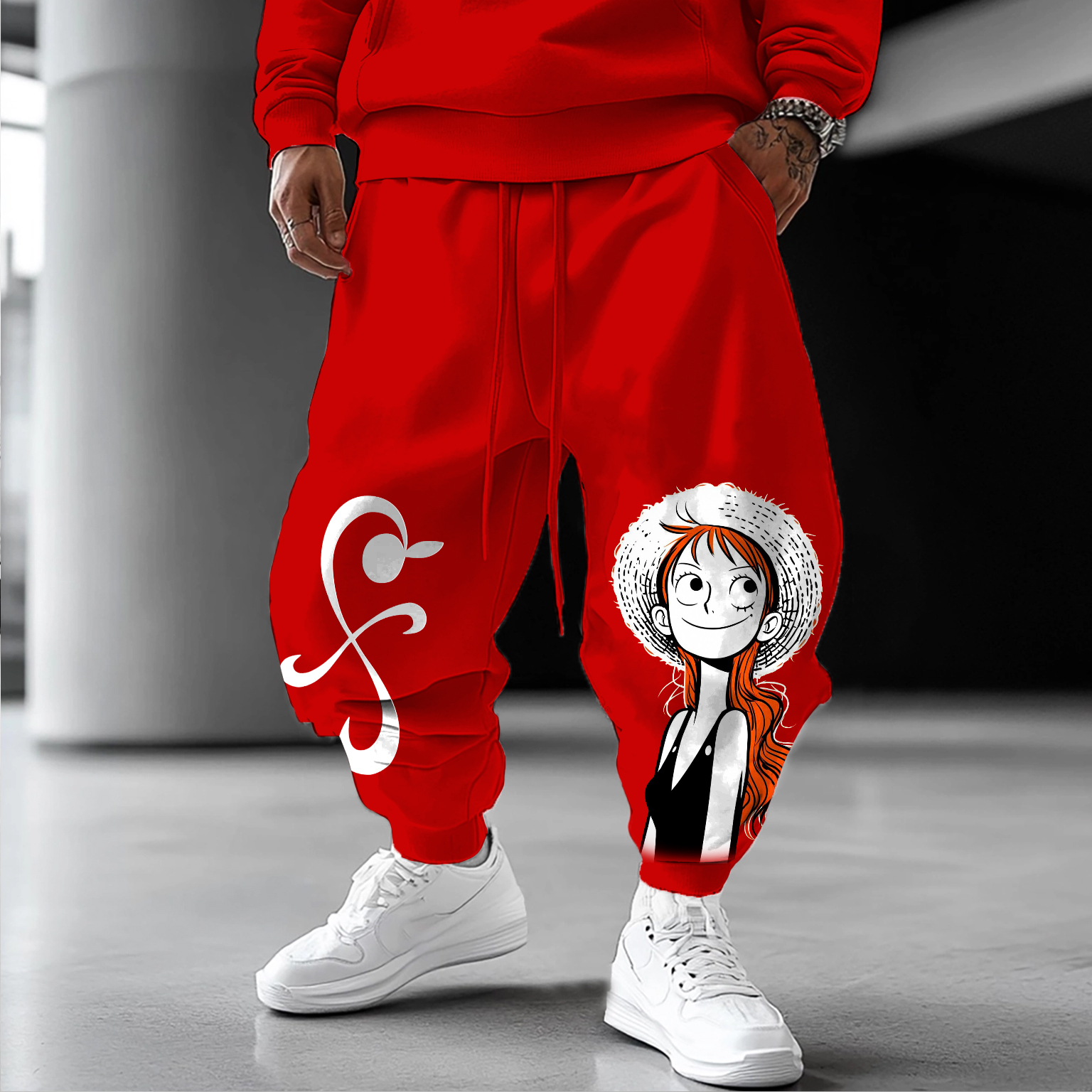 Unisex Casual Anime Streetwear Pants丨One Piece-AnimeClothe