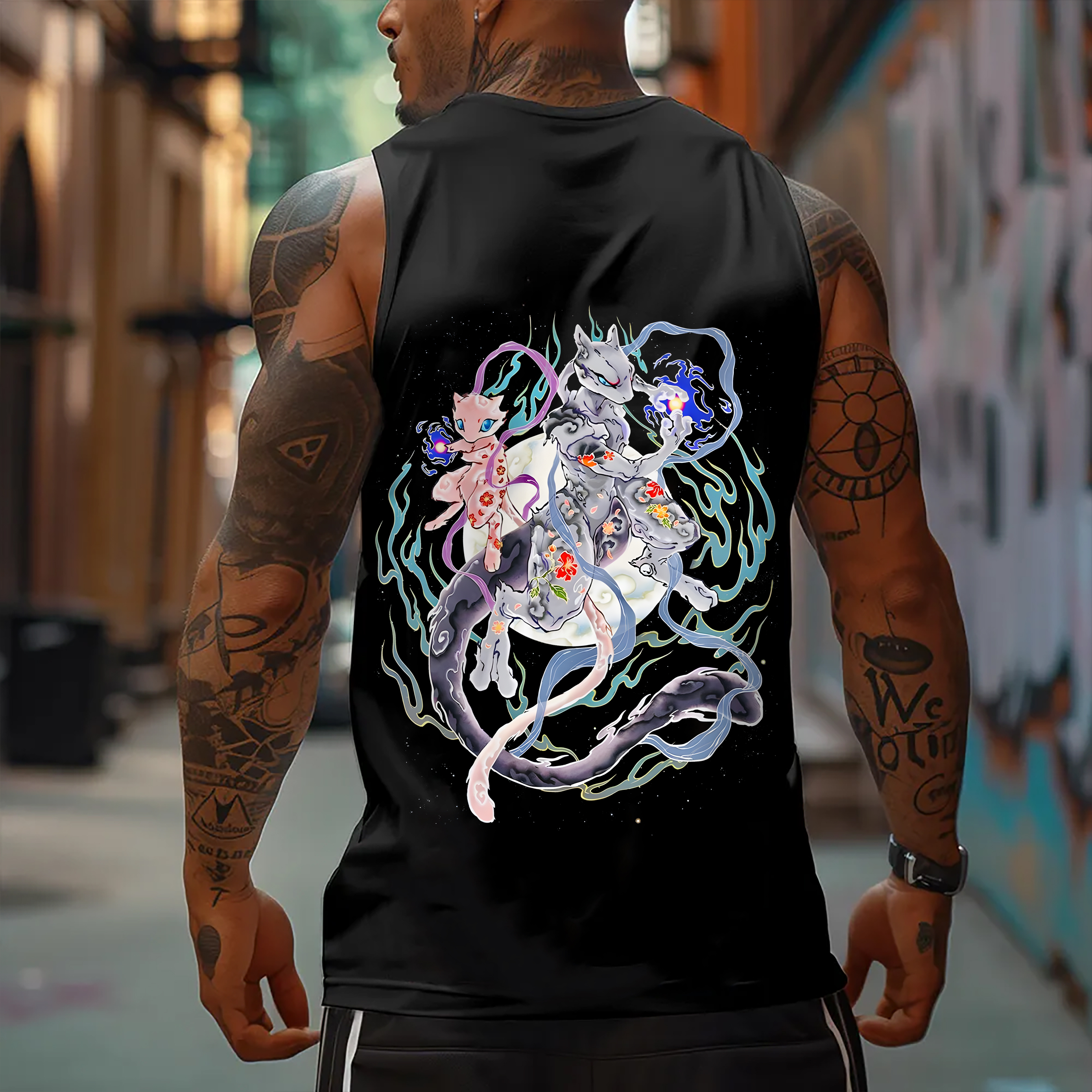 Unisex   Casual Anime  Tank Top-AnimeClothe