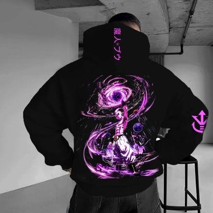 Unisex Anime Graphic Streetwear Vintage Hoodie-AnimeClothe