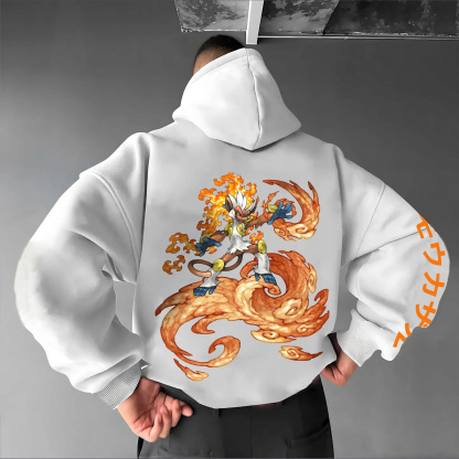 Unisex Anime Graphic Streetwear Vintage Hoodie