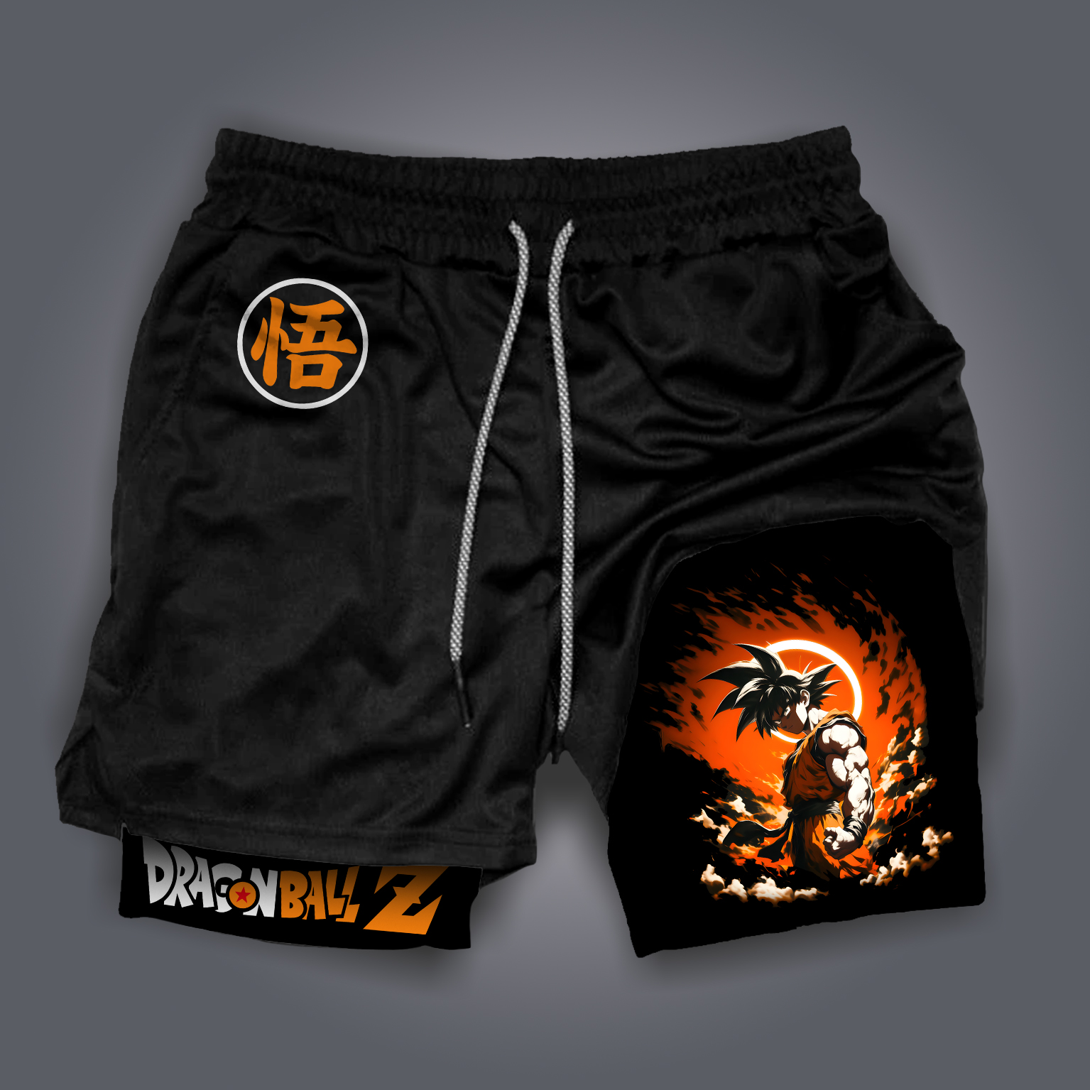 Unisex Casual Anime Streetwear Shorts-AnimeClothe