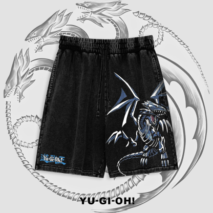 Unisex and anime pattern printed shorts-AnimeClothe