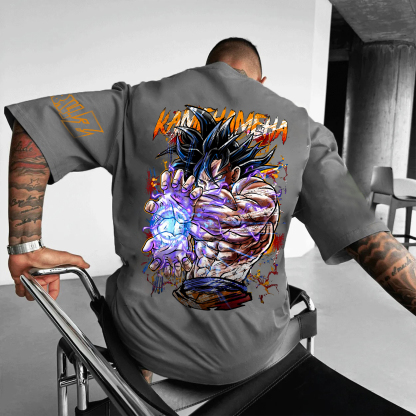 Unisex Anime Inspired Vintage T-Shirt-AnimeClothe