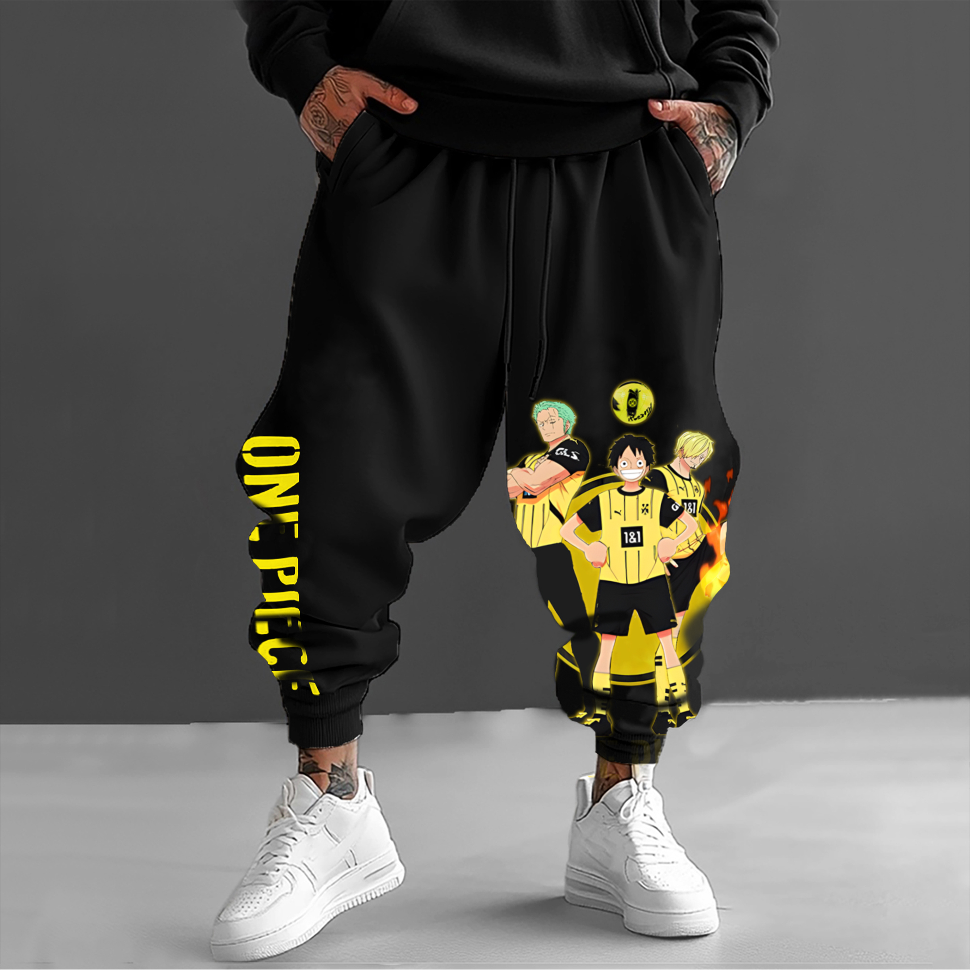Unisex Vintage Pants |  One Piece Pants-AnimeClothe