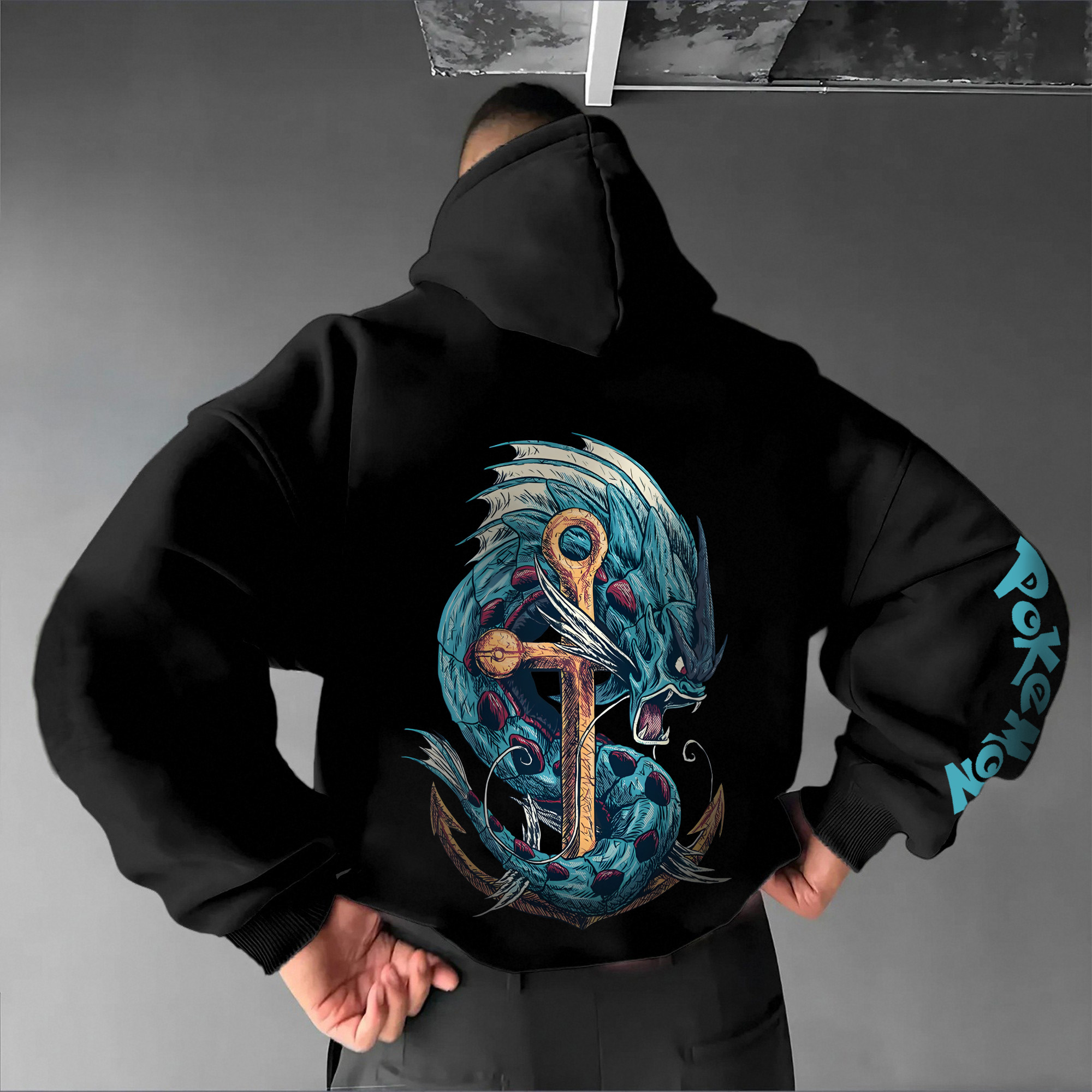 Unisex Anime Graphic Streetwear Vintage Hoodie