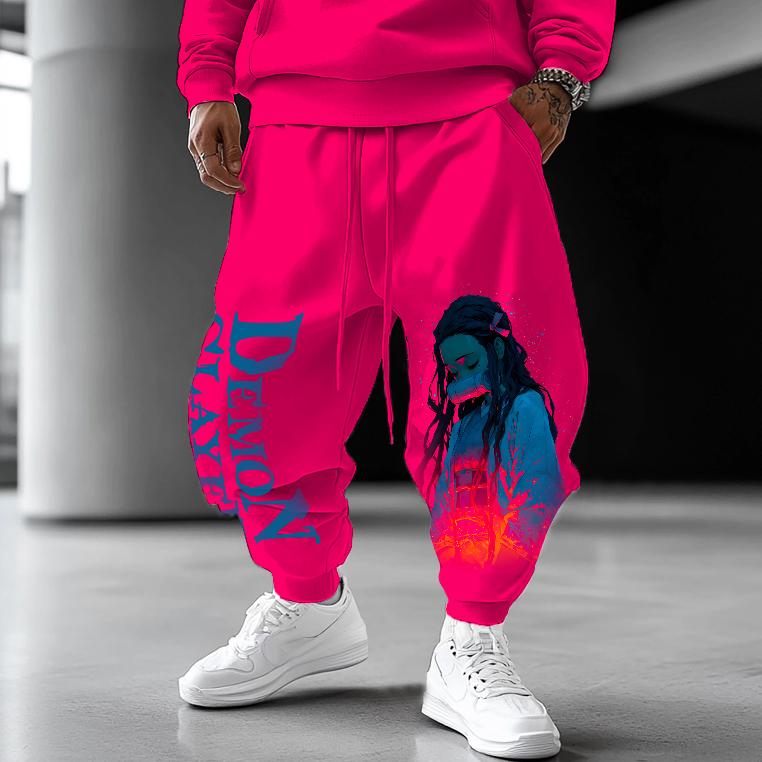 Unisex  “Demon Slayer” Casual Anime Streetwear Pants-AnimeClothe