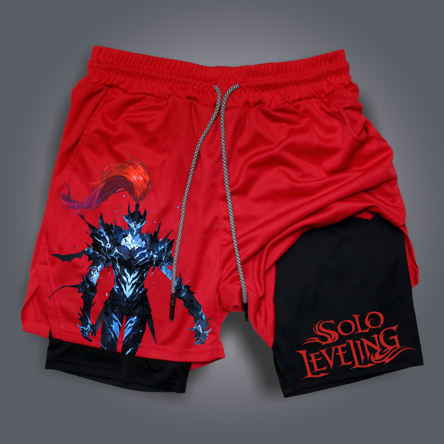 Solo Leveling Unisex Casual Anime Streetwear Shorts-AnimeClothe
