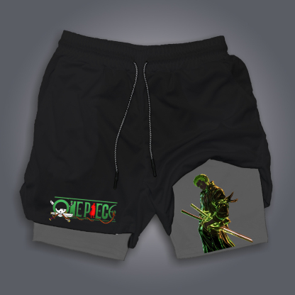 Unisex Casual Anime Streetwear Shorts-AnimeClothe