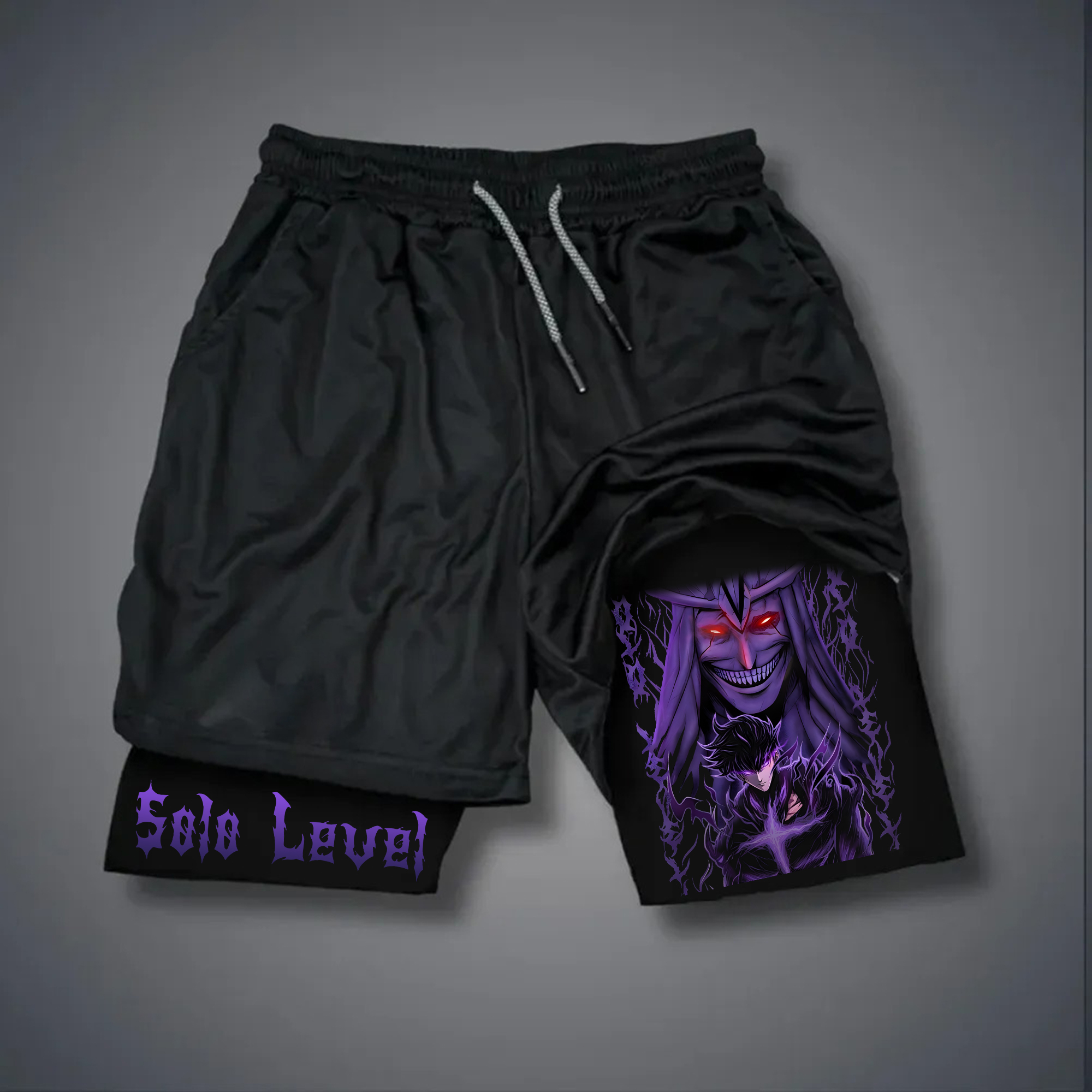Unisex Casual Anime Streetwear Shorts-AnimeClothe