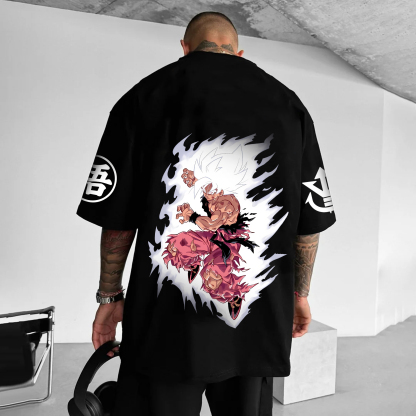Unisex Anime Graphic Streetwear Vintage T-shirt-AnimeClothe