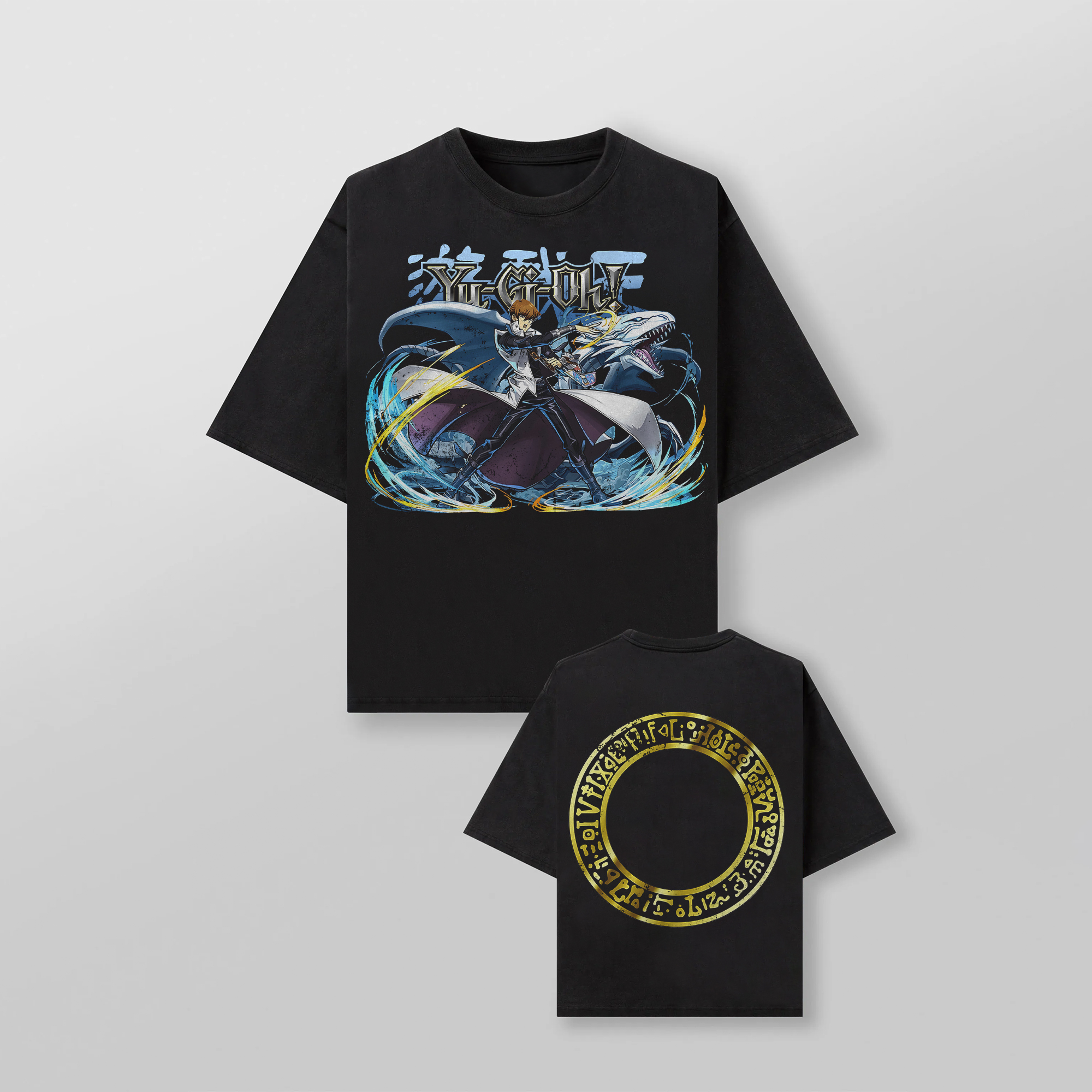 Unisex "Yu-Gi-Oh!" Game Anime Graphic Print T-Shirt Set-AnimeClothe