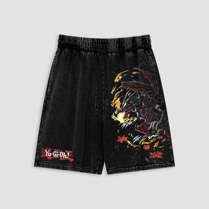 Unisex "Yu-Gi-Oh!" game and anime pattern printed shorts-AnimeClothe