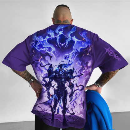 Unisex Anime Inspired Vintage T-Shirt-AnimeClothe