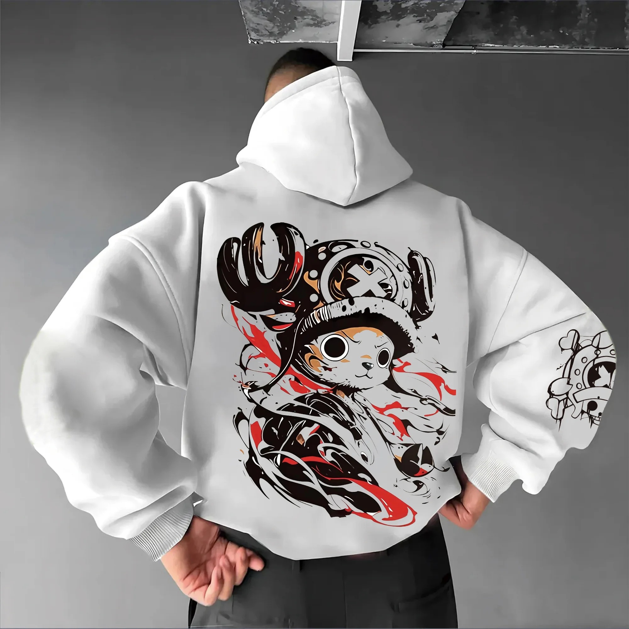 Unisex Anime Graphic Streetwear Vintage Hoodie