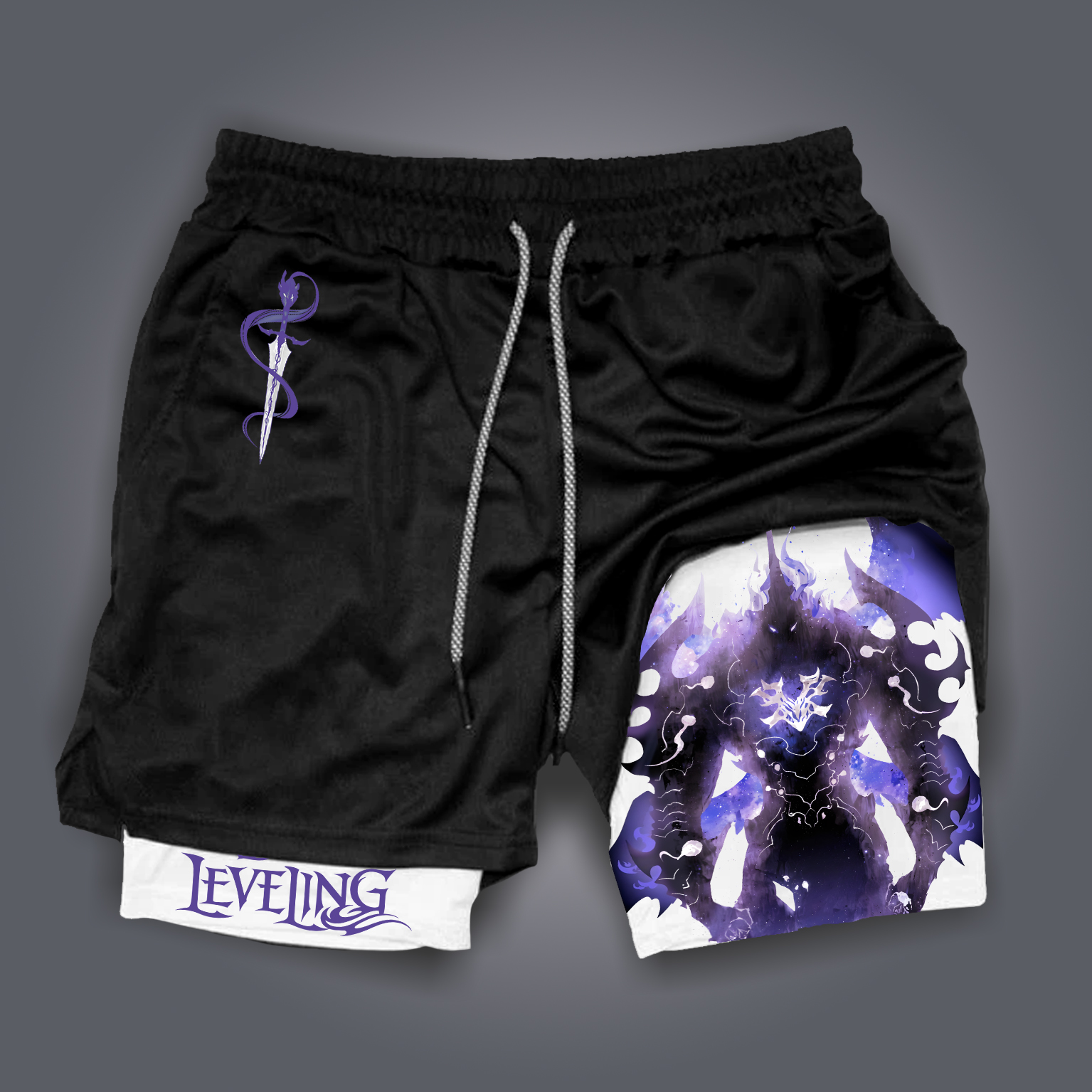 Unisex Casual Anime Streetwear Shorts-AnimeClothe