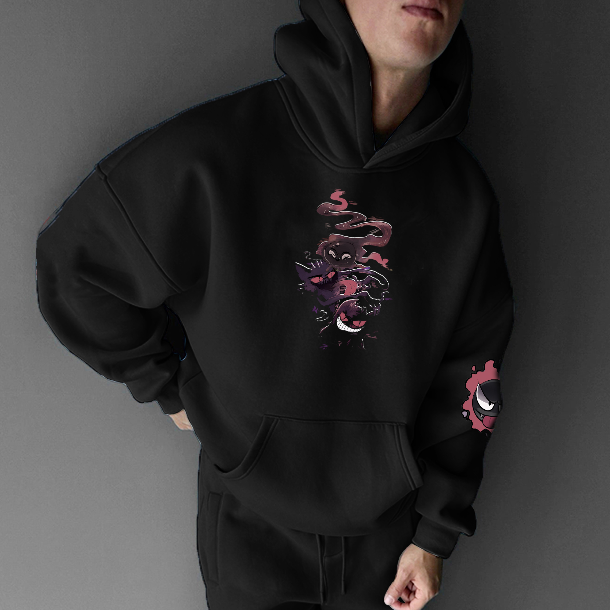 Unisex Anime Graphic Streetwear Vintage Hoodie-AnimeClothe