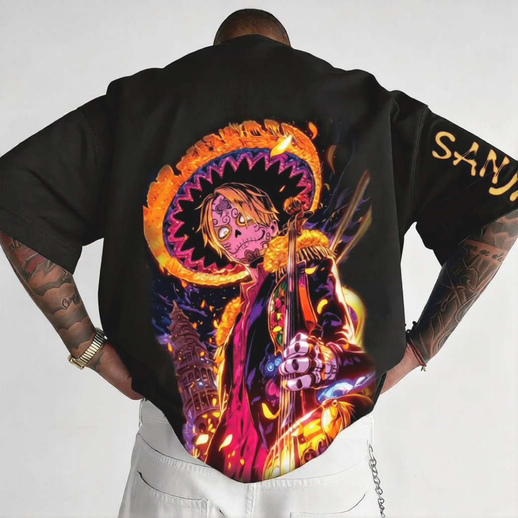Unisex Anime Inspired Vintage T-Shirt