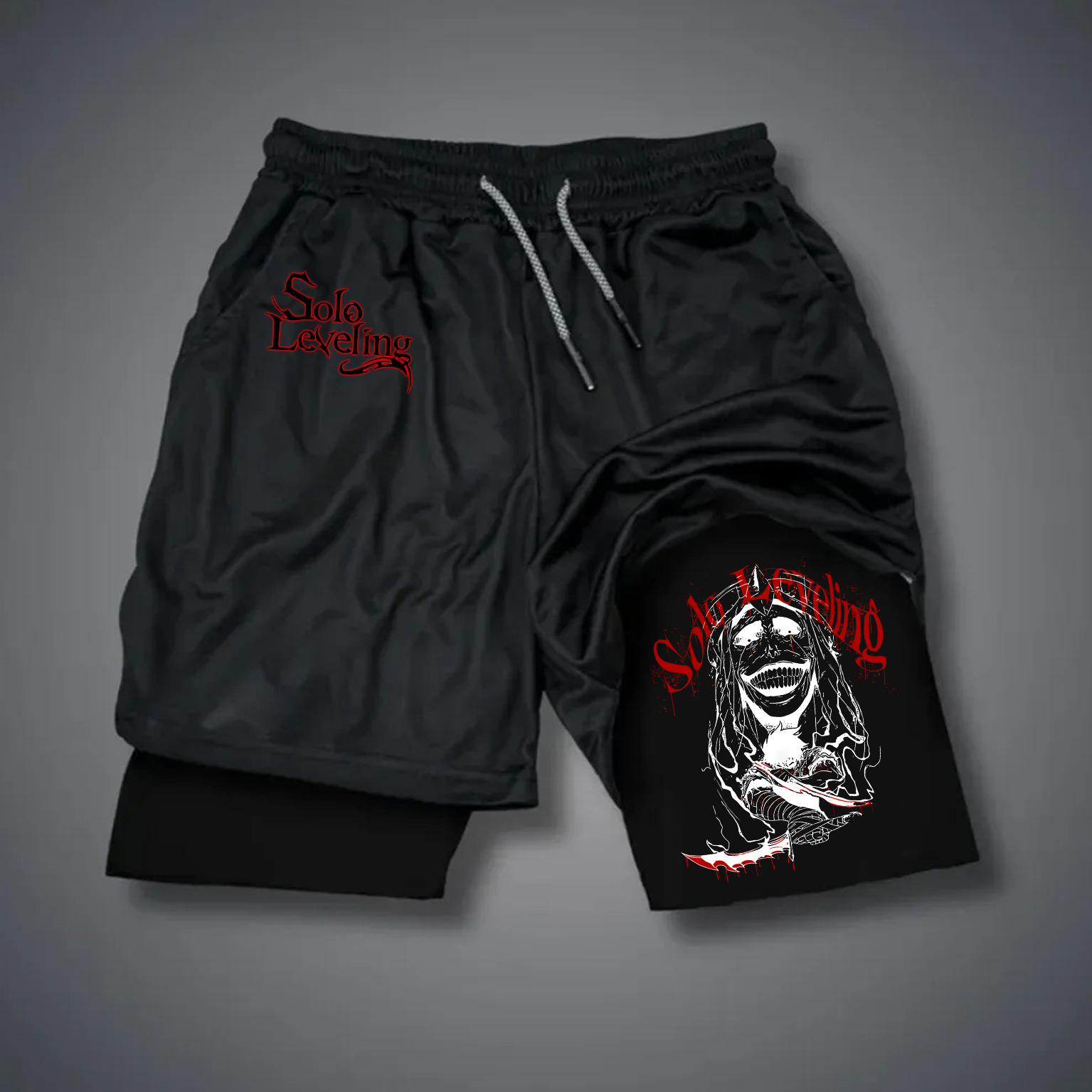 Unisex Casual Anime Streetwear Shorts-AnimeClothe