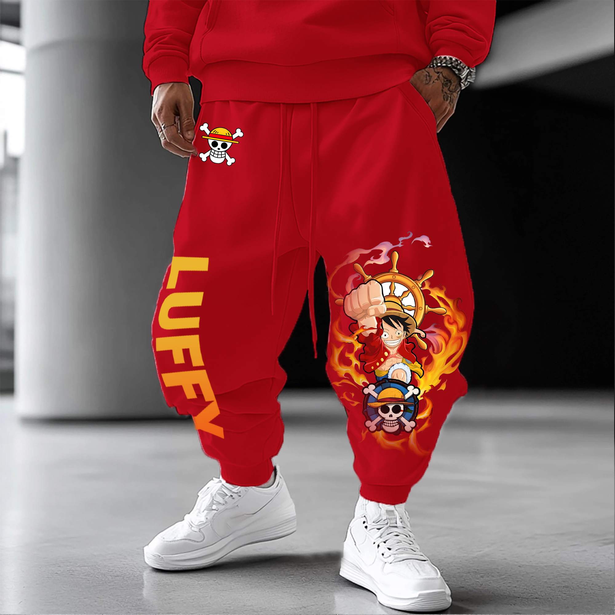 Unisex Anime Printed  Pants丨 One Piece-AnimeClothe